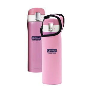 STAINLESS STEEL VACUM FLASK 480ML-PINK; OPB-1136