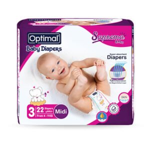 BABY DIAPER (3) MIDI (4-9 KG)-22 pcs; OPB-1703