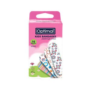KIDS BANDAGE-FLOWERS-WHITE BACK GROUND; OPH-384