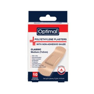 OP-POLYETHYLENE PLASTERS-MEDIUM(7X2CM) 10 PLASTERS; OPH-426