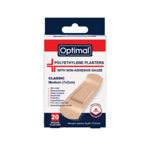 OP-POLYETHYLENE PLASTERS-MEDIUM(7X2CM) 20 PLASTERS; OPH-427