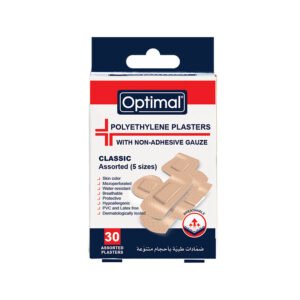 OP-POLYETHYLENE PLASTERS-ASSORTED 30 PLASTERS; OPH-428