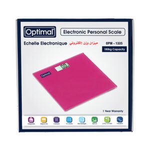 ELECTRONIC PERSONAL SCALE-MAGENTA(PINK); OPM-1335