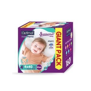 BABY DIAPER (4+) MAXI PLUS (9-20KG)-Giant pack-160 pcs; OPB-1748