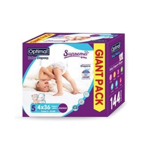 BABY DIAPER (5) JUNIOR (11-25KG)-Giant pack-144 pcs; OPB-1745