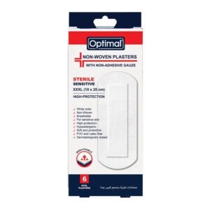 OP-NON-WOVEN PLASTERS STERILE SENSITIVE XXXL(10*25CM) 6 PLASTERS; OPH-434